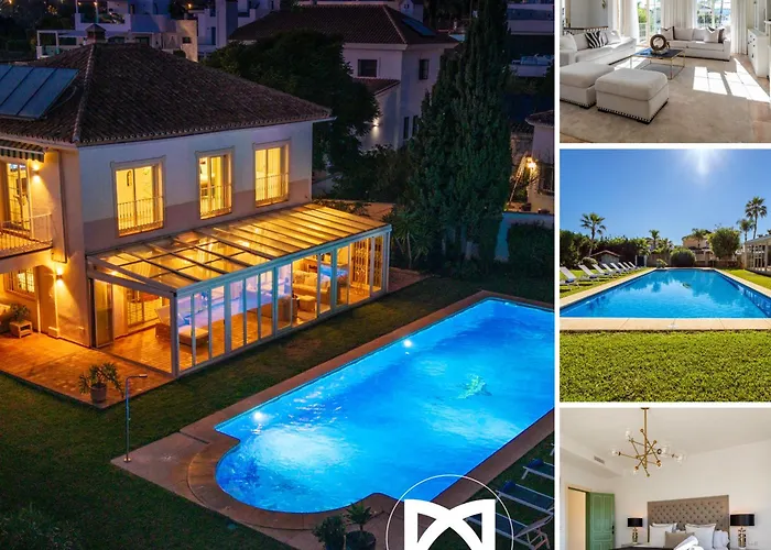 Vacation I Bosquecito, Giant Private Heated Pool, 4min To The Beach, 6 Bedroom Spacious Marbella