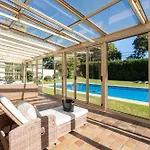 Vacation I Bosquecito, Giant Private Heated Pool, Walk To The Beach, 6 Bdr, Spacious Villa, Bbq, Ample Garden, Alarm System Villa